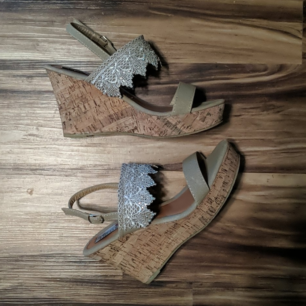 Southern Fried Chics Wedge Sandals
